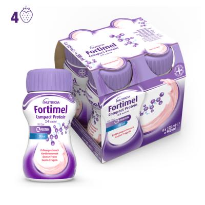 FORTIMEL COMPACT PROTEIN Fragola 4x125ml
