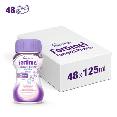 FORTIMEL COMPACT PROTEIN SENSATIONS Frutti Rossi Rinfrescanti 48x125ml
