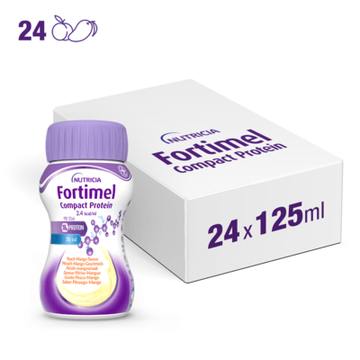 FORTIMEL COMPACT PROTEIN Pesca e Mango 24x125ml
