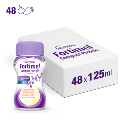 FORTIMEL COMPACT PROTEIN Pesca e Mango 48x125ml
