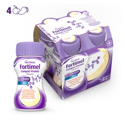 FORTIMEL COMPACT PROTEIN Pesca e Mango 4x125ml
