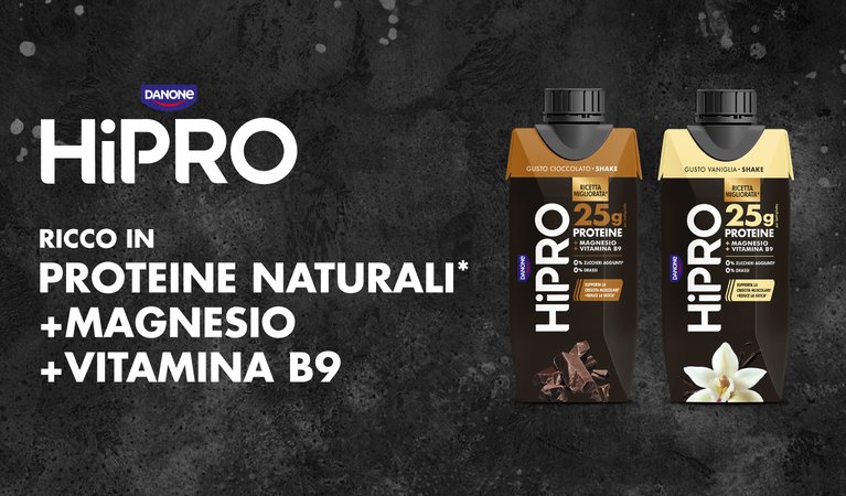 Promo 1 + 1 Hipro, con ogni ordine Hipro ricevi un secondo cartone in omaggio