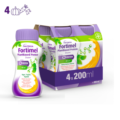 FORTIMEL PLANT BASED PROTEIN Zucca, Carota e Zenzero 4x200ml
