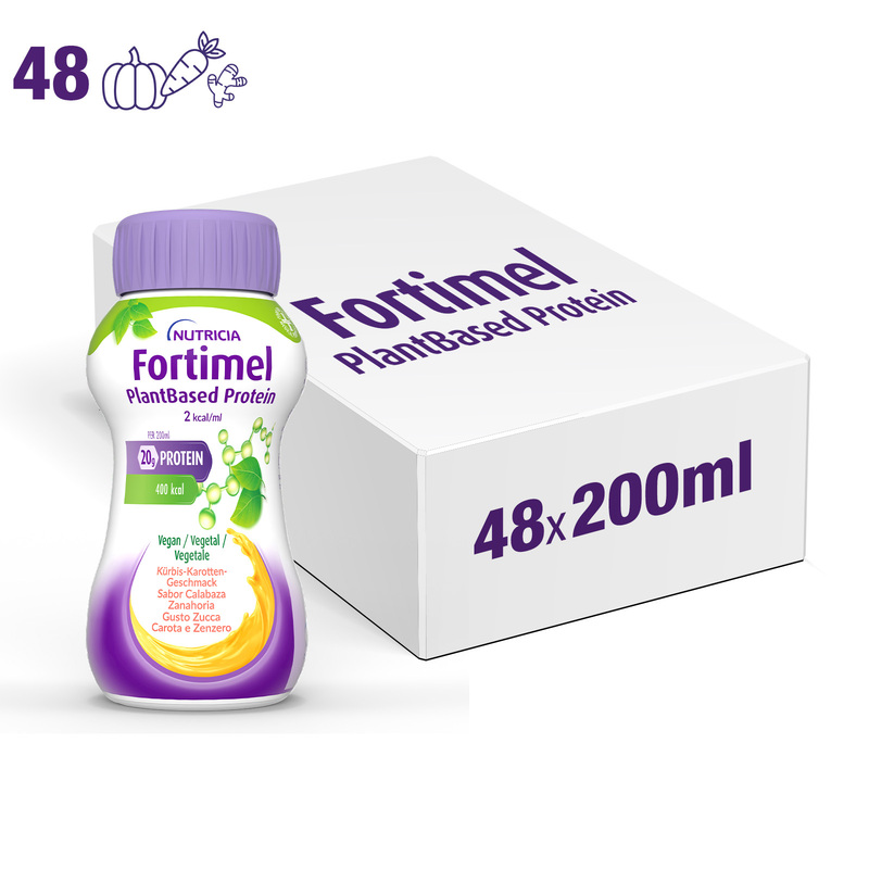 FORTIMEL PLANT BASED PROTEIN Zucca, Carota e Zenzero 48x200ml
