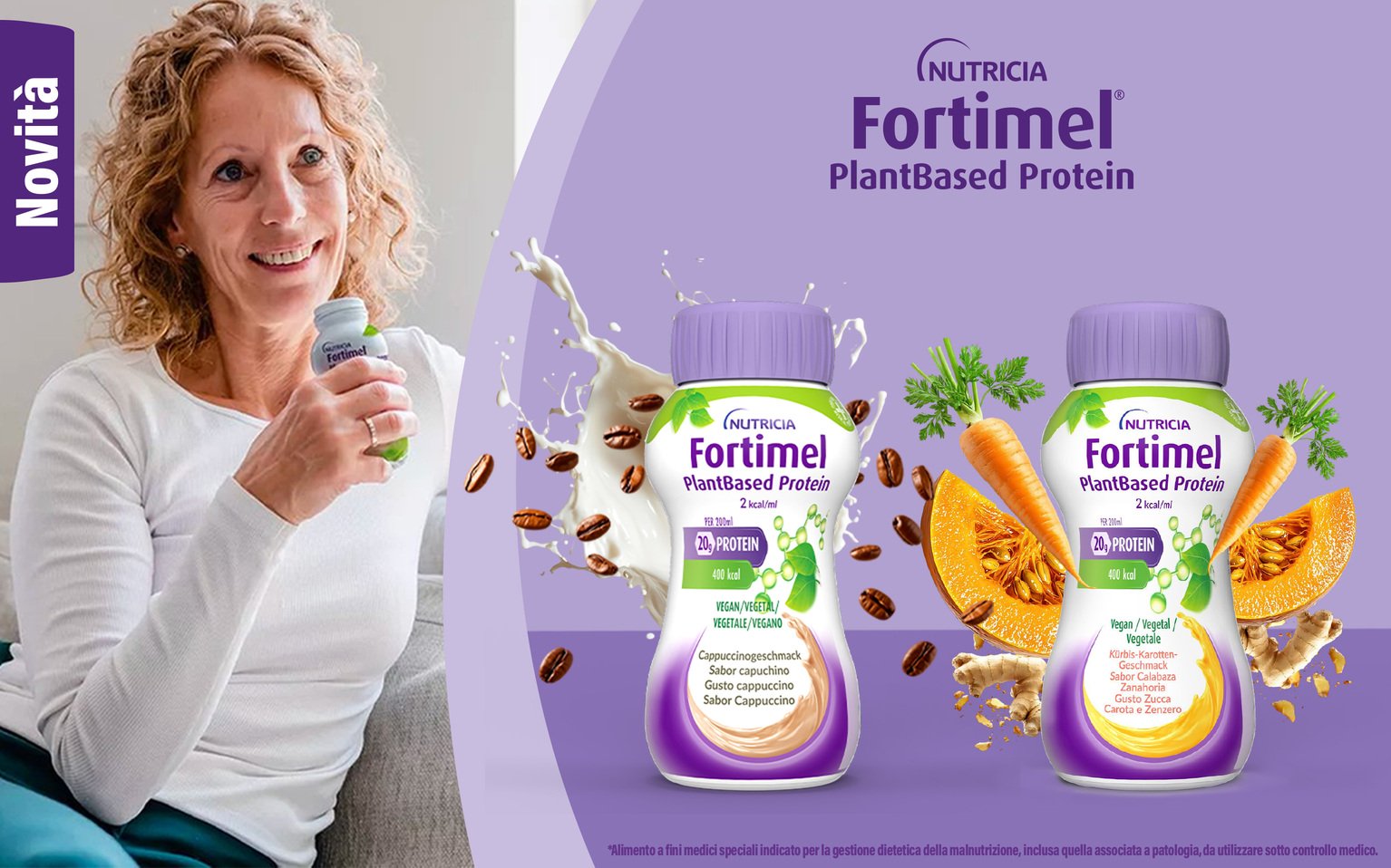 Nuovi fortimel plant based salati