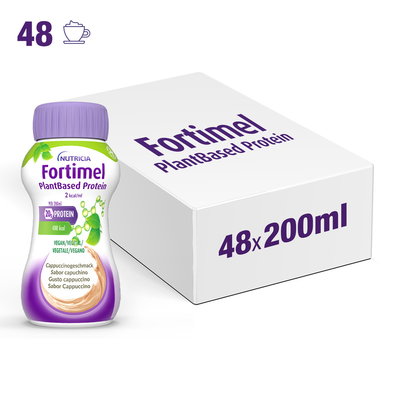 FORTIMEL PLANT BASED PROTEIN Cappuccino 48x200ml

