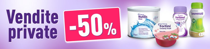 vendite private -50%
