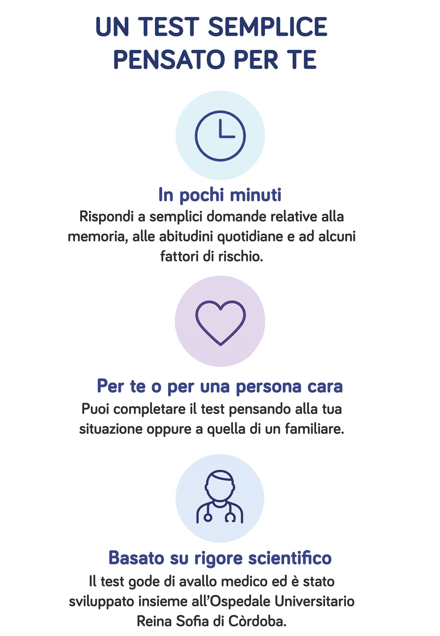 Test della memoria semplice: in pochi minuti, per te o per una persona cara, sviluppato con l